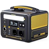 VTOMAN Jump 600X Tragbare Powerstation 600W - 299Wh Solar Generator LiFePO4 Akku Stromgenerator Mobile Stromspeicher mit 2x Reine Sinus-Welle AC Ausgänge, Erweiterbare Kapazität für Camping Notfall