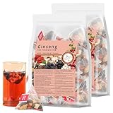 Ginseng Ten Treasure Tea - Ginseng & Mulberry Herbal Tea, ten organic herbal tea, for Women & Men (60*bag/2*pac)