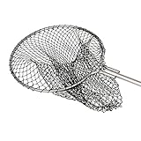 Breker Alukescher 58 cm mit Teleskopstange für Fasane & Hühner, Fischernetz, Fischen, Silber, Kunststoff
