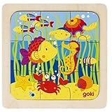 Goki Einlegepuzzle Meer, 9 Teile