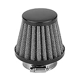 ETOPARS Schwarz Motorrad Luftfilter Universeller Motorrad...