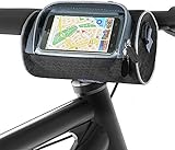 Fahrrad Lenkertasche Wasserdicht Fahrrad Rahmentasche Großer Kapazität Fahrradtasche mit Smartphone Touchscreen Fahrrad Handytasche Fahrradzubehör Ideal zur Navigation