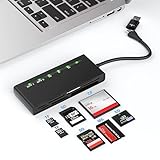 USB C USB 3.0 Kartenlesegerät, 7 in 2 XD Kartenleser USB C...