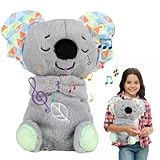 Tutamaz Koala Kuscheltier, Einschlafhilfe Babys mit Herzschlag Schlummer-Koala Baby Spielzeug ab 1 Monate Mobile Baby Geschenk für Babyparty & Neugeborenen Geschenk-Baby Erstausstattung Neugeborene