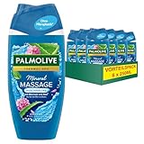 Palmolive Duschgel Thermal SPA Mineral Massage 6x250 ml - Duschgel mit Meersalz, Aloe - Extrakt & ätherischem Öl