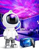 Sternenhimmel Projektor Astronaut Galaxy Projector - Led Sternenlicht Lampe Sternenprojektor Nachtlicht Star Galaxie Sternlichtprojektor Sternhimmel Lichtprojektor für Kinder Erwachsene Baby