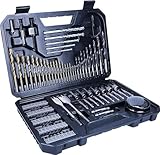 Bosch 103tlg. Titanium Bohrer- und Schrauberbit-Set (für Holz, Stein und Metall, inkl. Lochsägen und Flachfräsbohrer, Zubehör Bohrschrauber und Schraubendreher)