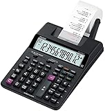 CASIO Druckender Tischrechner HR-150RCE, 12-stellig, 2-Farbdruck, Nachträglicher Druck, Gesamtsummen-Speicher