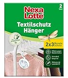 Nexa Lotte Textilschutz Hänger gegen Kleidermotten, wirkt schnell und bis zu 3 Monate, mit Lavendel-Duft, 2 Stück