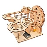 Ronyme Marmorbahn-Modell, 3D-Holzpuzzle, kreatives mechanisches Holzpuzzle, DIY-Bausätze für Jugendliche und Erwachsene, Bastler, Geburtstagsgeschenk