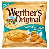 Werther's Original Salted Caramel Soft Eclair - 1 x 180g - Weiche Sahnetoffees mit Karamellcremefüllung mit leichter Salznote