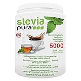 steviapura | Stevia Tabs Sparpackung - 5000 Stück Stevia...