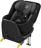 Maxi-Cosi Mica, 360° drehbarer i-Size Kindersitz inkl. ISOFIX Basis, Gruppe 0+/1 Autositz (bis ca. 105 cm / 18 kg), G-CELL Seitenschutz, nutzbar ab der Geburt bis ca. 4 Jahre, Authentic Black