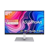 ASUS ProArt PA279CV - 27 Zoll 4K UHD Professioneller Monitor - 16:9 IPS, 3840x2160 - ergonomisch, Pivot, Calman, hohe Farbtreue, HDR 10 - DisplayPort, HDMI, 65W USB-C, USB-Hub, Schwarz