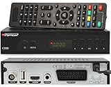 Opticum C200 Full HD Kabel Receiver mit PVR Aufnahmefunktion, DVB-C Receiver für Kabelfernsehen mit HDMI SCART USB Kabelanschluss für Radio und Fernsehen