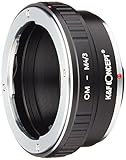 K&F Concept Objektivadapter Olympus OM auf M4/3 Micro Four Thirds M43 System Kamera Adapter GF2 GF3 G2 G3 GH2 E-PL3 PM1