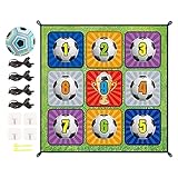 Fußball-Ziel-Set: Interaktive Fußball Wurfmatte für Kinder, Flanelltor Party-Set, Hinterhof, Haus, Camping, Garten, Hof, Spaß, faltbares Sportspielzeug