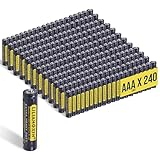 HD-Line 240er Pack AAA Micro LR03 Alkaline Batterien 1,5V – Langlebig und Leistungsstark – Ideal für Fernbedienungen, Spielzeug, Taschenlampen u.v.m.