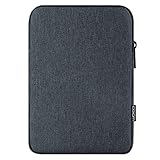 MoKo 13 Zoll Tablet Sleeve für 13 Zoll iPad Air M3 2025, iPad Pro M4/Air M2 2024, iPad Pro 12.9, Galaxy Tab S8+/S9+ 12.4, Polyester Tasche Passend mit Apple Pencil oder Smart Keyboard, Space Grau