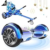HITWAY 6,5-Zoll-Hoverboards mit Sitz, Klassisch Hoverboards mit Bluetooth-Hoverkart, Leistungsstarker Motor mit LED Kontrollleuchte