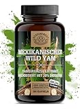 Yamswurzel -1000mg je Tagesdosis- WICHTIG: 10:1 Extrakt (=10000mg mex. Wild Yams) +20% Diosgenin I 180 Yamswurzel Kapseln Hochdosiert + Progesteron I Laborgeprüft -DE- SCHEUNENGUT®