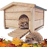 Hecht zooprinz winterfestes Igelhaus mit Boden und...
