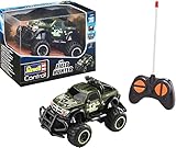 Revell Control Dodge RAM I Ferngesteuertes Spielzeugauto I Voluminöse Reifen und Rammstangen I Robust und langlebig gebaut I Perfekt für den Einsatz im Freien I Geeignet für Kinder ab 8 Jahren, 14 cm