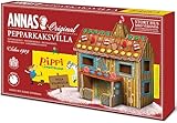 Pippi Langstrumpf Lebkuchenhaus 'Villa Kunterbunt'/ Pepperkakshus Original aus Schweden (Bausatz) Original Annas für die Weihnachts- und Adventszeit - Abmessung aufgebaut ca. ca. 15x20x30cm (LxBxH)