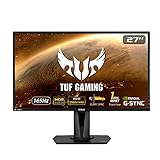 ASUS TUF Gaming VG27AQZ - 27 Zoll WQHD Monitor - 165 Hz, 1ms MPRT, G-Sync kompatibel, HDR 10 - IPS Panel, 16:9, 2560x1440, DisplayPort, HDMI, ergonomisch