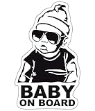 Baby on Board Aufkleber 12x7cm Auto Sticker -Finest Folia...