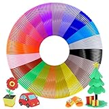 3D Stift Filament 1,75 mm PLA 200m 20 Farben 10 Meter 3D Druck Stift PLA Filament 1.75mm für 3D-Stift und 3D-Druckstift Geeignet für alle Hochtemperatur-Druckstifte