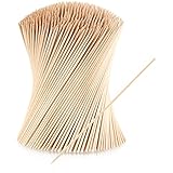 com-four® 1000x Fingerfood Spieße aus Holz - lange Holzspieße zum Aufspießen von Fleisch und Gemüse - Grillspieße für Haushalt (1000 Stück - 20 cm - natur)
