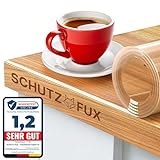 SCHUTZ-FUX Tischfolie 2mm transparent - Tischschutz mit...