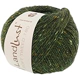LANA GROSSA Landlust Soft Tweed 180 | Klassisch verzwirntes Tweedgarn aus Schurwolle mit mehrfarbigen Noppen | Handstrickgarn aus 100% Merinowolle | 50g Wolle zum Stricken & Häkeln | 180m Garn FB107