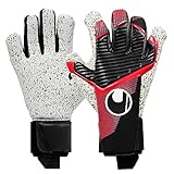 uhlsport Powerline Supergrip+ HN Fußball Torwarthandschuhe für Kinder und Herren, Torwart-Handschuhe, Torhüter-Handschuhe mit Neuer Haftschaumformel und maximalem Grip