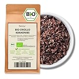 Kamelur BIO Kakaonibs aus ungerösteten Criollo Kakaobohnen (1kg) Rohkakao als Kakaonibs - ohne Zusatzstoffe