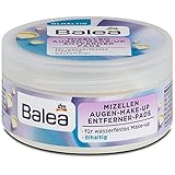 Balea Augen Make-Up Entferner Pads mit Waterproof ölhaltig, 2er Pack(2 x 50 Stück)