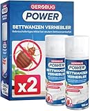 Gerobug Bettwanzen Vernebler 2 x 150 ml - Bettwanzen schnell & effektiv loswerden für Matratzen, Möbel, Hotels - Bettwanzen Bombe als Mittel gegen Bettwanzen, beste Alternative zur Bettwanzen-Falle