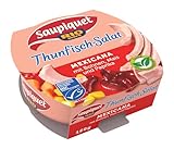 Saupiquet Rio Mare Thunfisch-Salat Mexicana, 160g, MSC zertifiziert, Fix und fertig zubereitet, Ideal für unterwegs