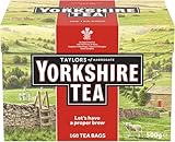 Yorkshire Tea - Erfrischender, Kräftiger, Schwarzer Englischer Tee - Aus Verantwortungsvollen Quellen - 160 Teebeutel