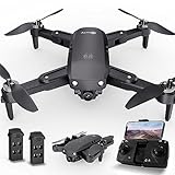 GPS Drohne mit Kamera für Erwachsene 4K HD Camera Drone mit Bürstenlosem Motor Auto Rückkehr nach Hause 5G WiFi Übertragung Faltbar FPV RC Quadcopter UAV Höhe Halten Follow Me 36 Min