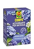 COMPO Hellblau für Hortensien, gegen Gelbfärbung der Blätter, mit Messbecher, 800 g