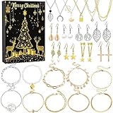 Schmuck Adventskalender 2024,Adventskalender Schmuck,Adventskalender 2024 Frauen Schmuck,Adventskalender Charms,Adventskalender 2024 Schmuck Weihnachtsgeschenke für Teenager Und Frauen