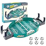 Interaktives Tischfußballspiel Mini Tischkicker mit 6 Fußbälle Tischfussball Kinder Desktop Spielzeug Tisch Fußball Kit Spieler Party Tischkicker für Kinder und Erwachsene