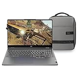 Lenovo Legion 5 Gaming Laptop, 15.6' IPS FullHD Display, AMD Ryzen 7 6800H Processor, 64 GB DDR5 RAM, 2 TB PCIe SSD, RTX 3060, Backlit Keyboard, Windows 11 Home, Grey - NPO Rucksack - Type-C