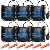 6 Stück Montagekissen Set: Montagekissen Air Pump von 300kg, Wedge Luftkissen Pumpkissen Montagehilfe Aufpumpen Kissen, Air Wedge Pump Montage Spreizkissen Für Den Einbau Von Fenstern Türen