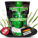 Airsoft Softair Kugeln Fritz-Cell Premium Bio BBS 6 mm 0,20g Beutel 5000 Stück biologisch abbaubar