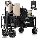 SAMAX Bollerwagen Handwagen Gartenwagen Strandwagen bis 200...