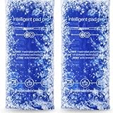 TK Gruppe Timo Kingler Kühlpads Set - MADE IN GERMANY - Kühlakkus Gel, klein & Groß Wärmekissen & Kühlpacks - Kühlkissen - Weisheitszahn & Fieber - Kinder & Erwachsene (2x blau - 29x12 cm)