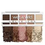 Wet n Wild, Color Icon 5-Pan Palette, Lidschatten Palette, 5 hochpigmentierte Farben für das alltägliche Make-up, langanhaltende und leicht zu verblendende Formel, Walking On Eggshells